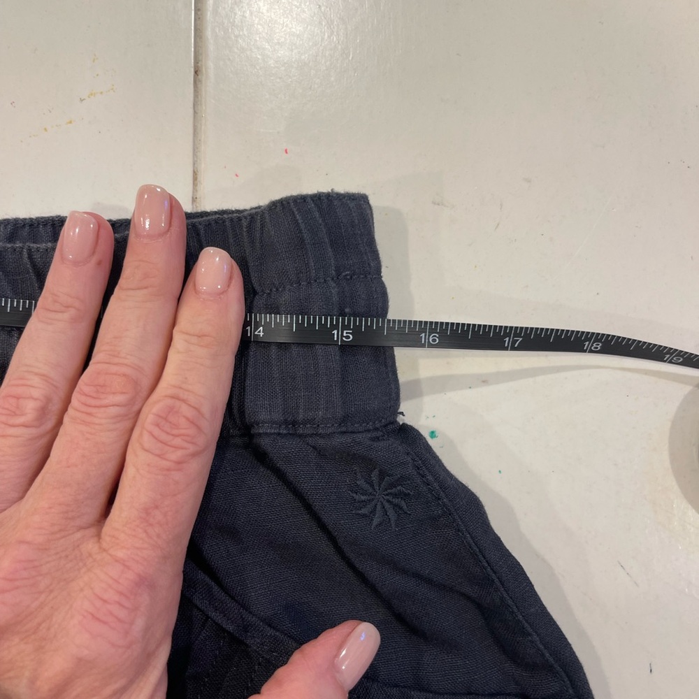 Athleta 100% Navy Linen Skirt - Picture 6 of 7